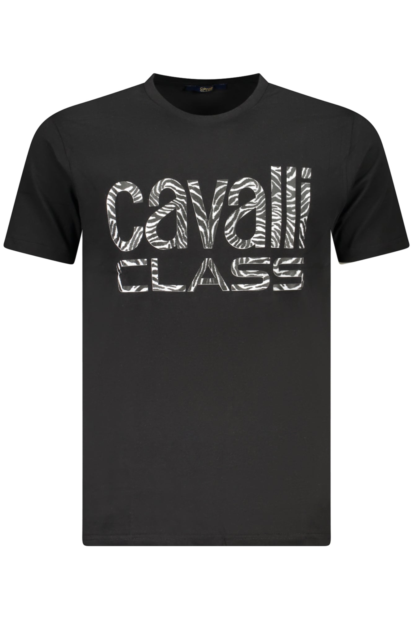 CAVALLI CLASS SHORT SLEEVE T-SHIRT MEN BLACK-0
