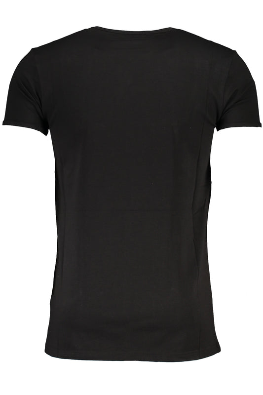 CAVALLI CLASS MEN'S SHORT SLEEVE T-SHIRT BLACK-1