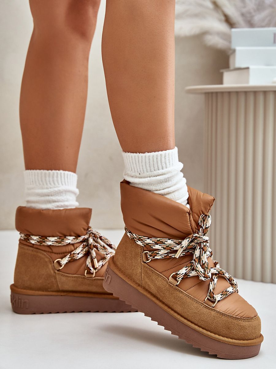 Snow boots model 202208 Step in style-2