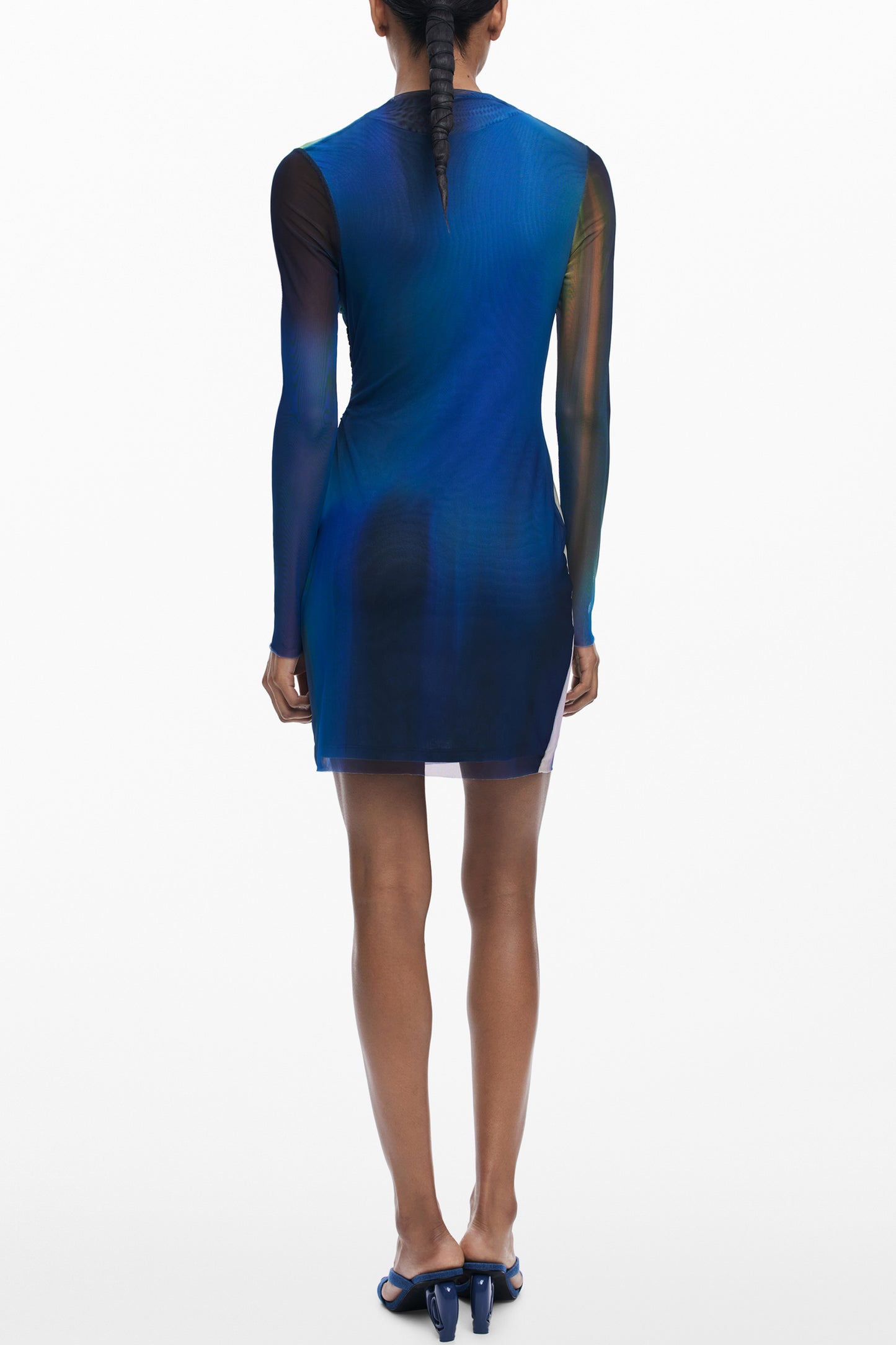 DESIGUAL SHORT DRESS FOR WOMEN IN BLUE-1