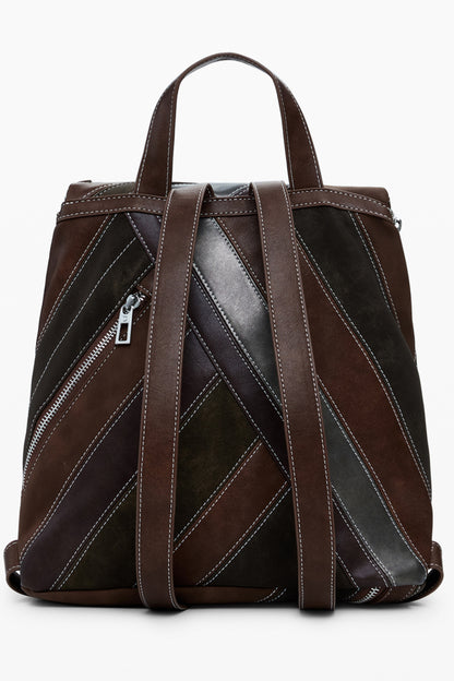 DESIGUAL WOMEN'S BROWN BACKPACK-2