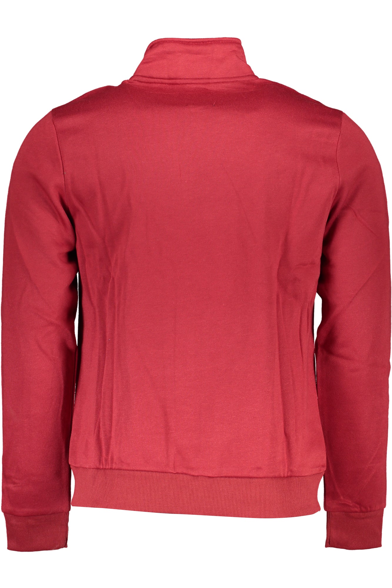 GIAN MARCO VENTURI MEN'S RED ZIP SWEATSHIRT-1