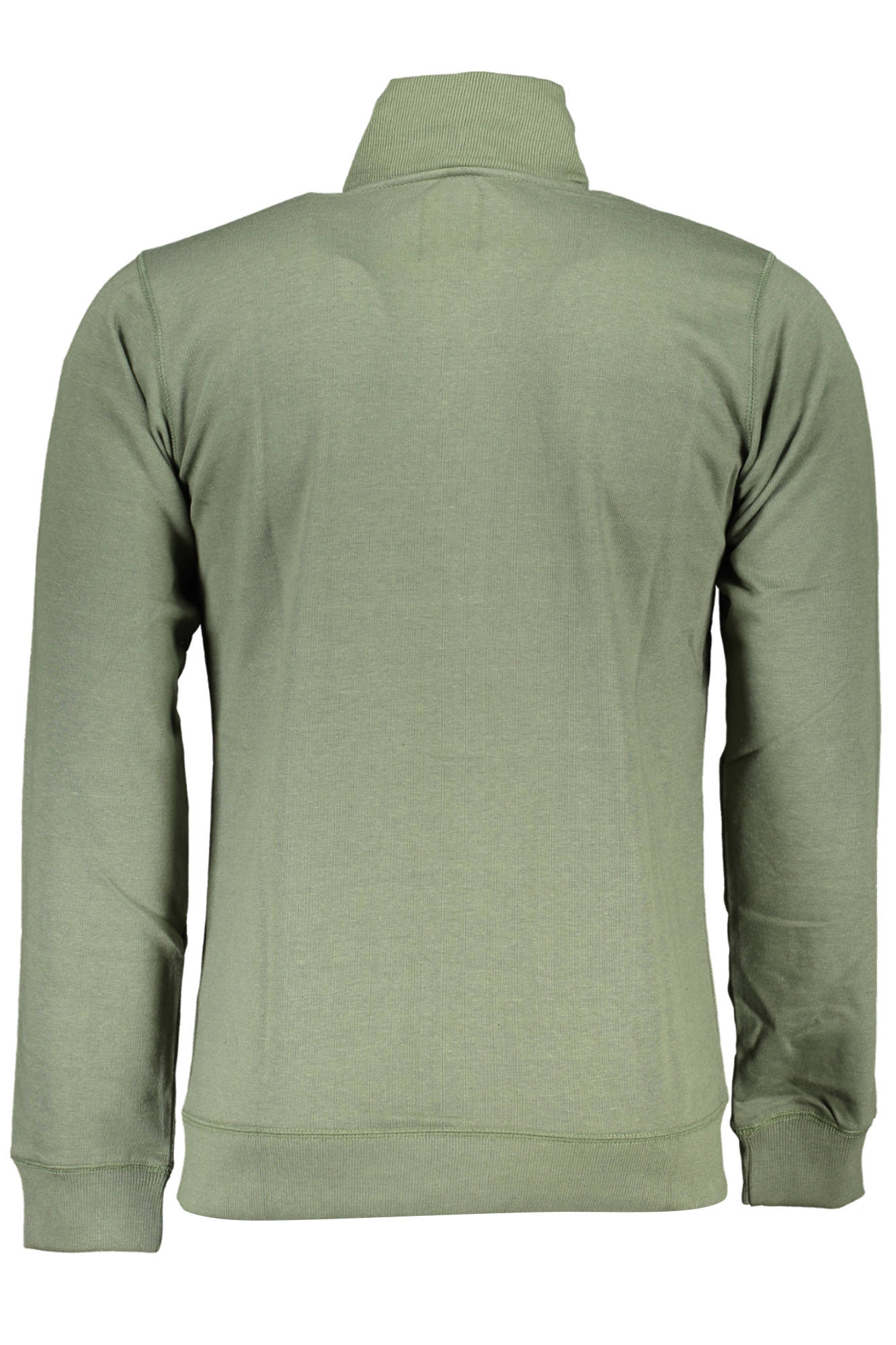 GIAN MARCO VENTURI MEN'S ZIP-UP SWEATSHIRT GREEN-1