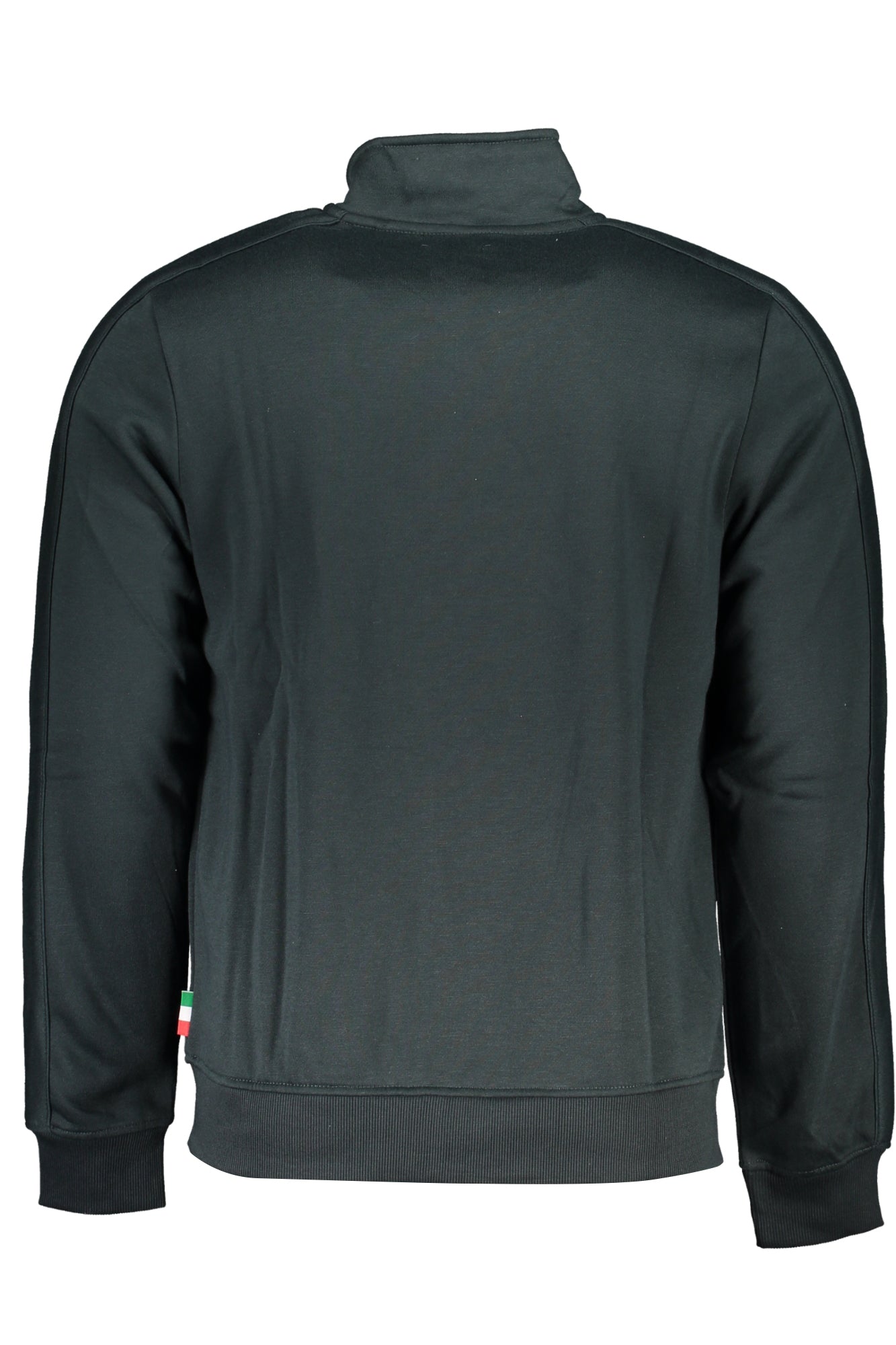 GIAN MARCO VENTURI MEN'S GREEN ZIP SWEATSHIRT-1