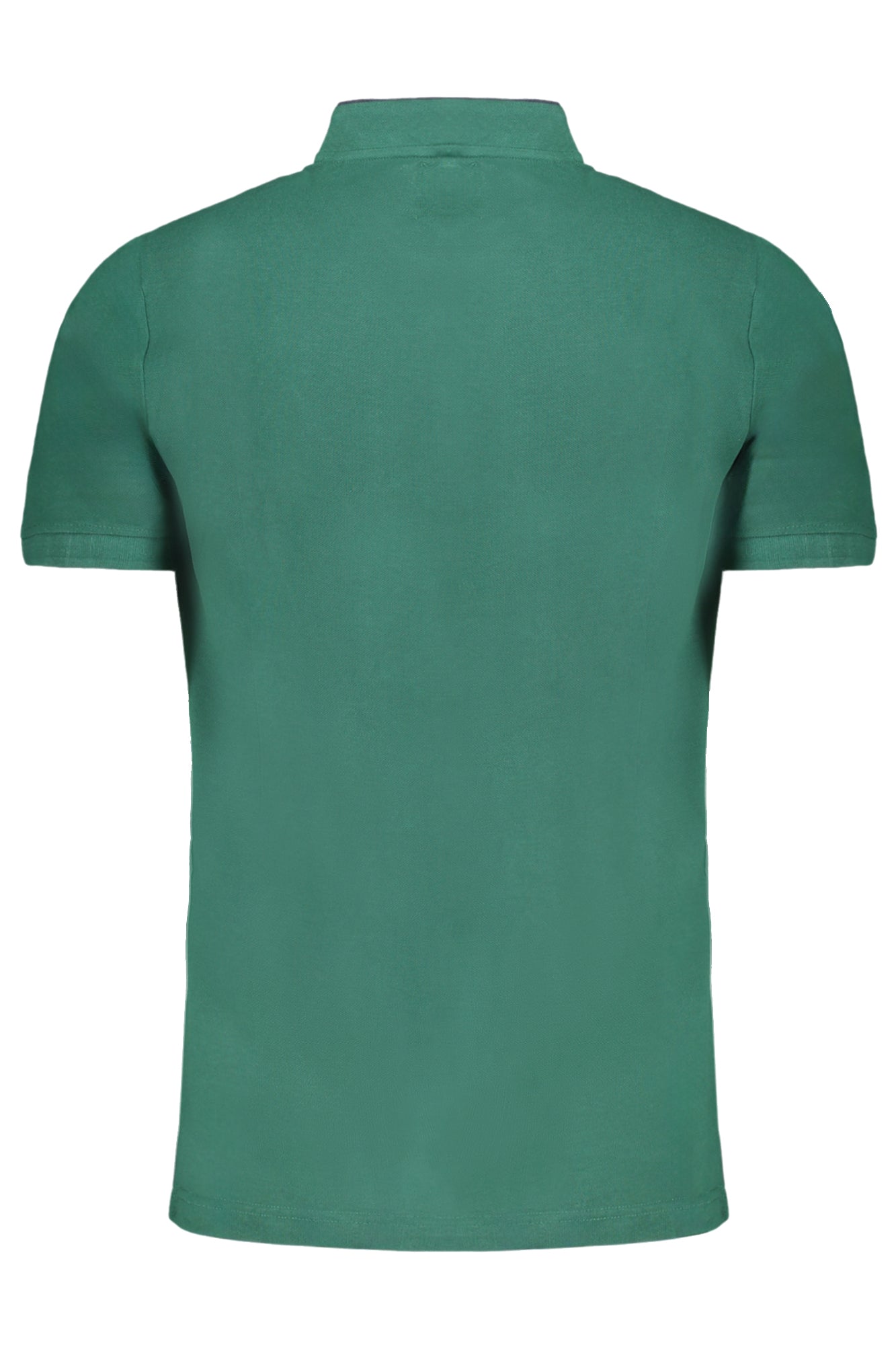 GIAN MARCO VENTURI GREEN MEN'S SHORT SLEEVED POLO SHIRT-1