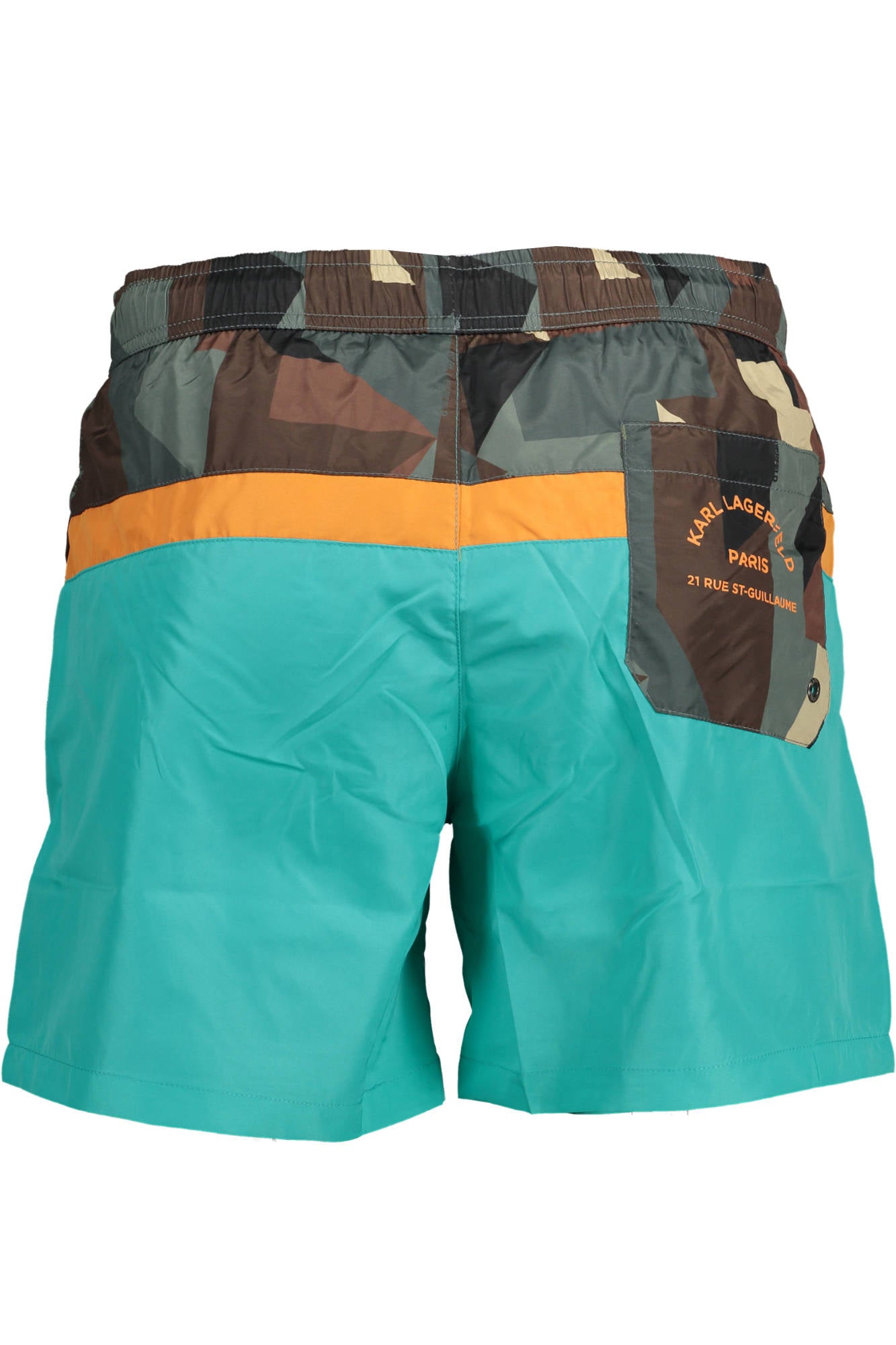 KARL LAGERFELD BEACHWEAR SWIMSUIT PARTS UNDER MAN GREEN-1