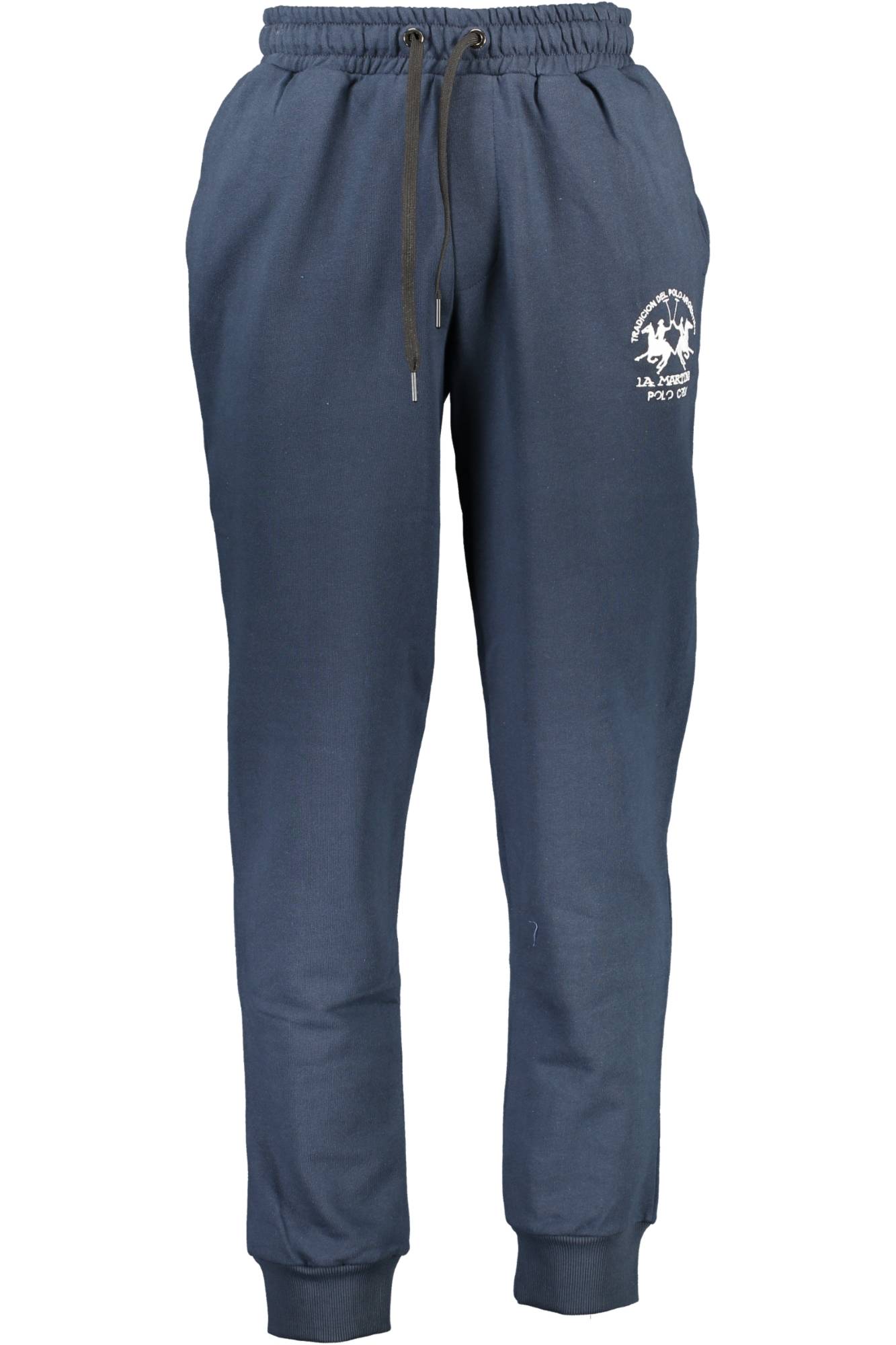 LA MARTINA BLUE MEN'S TROUSERS-0