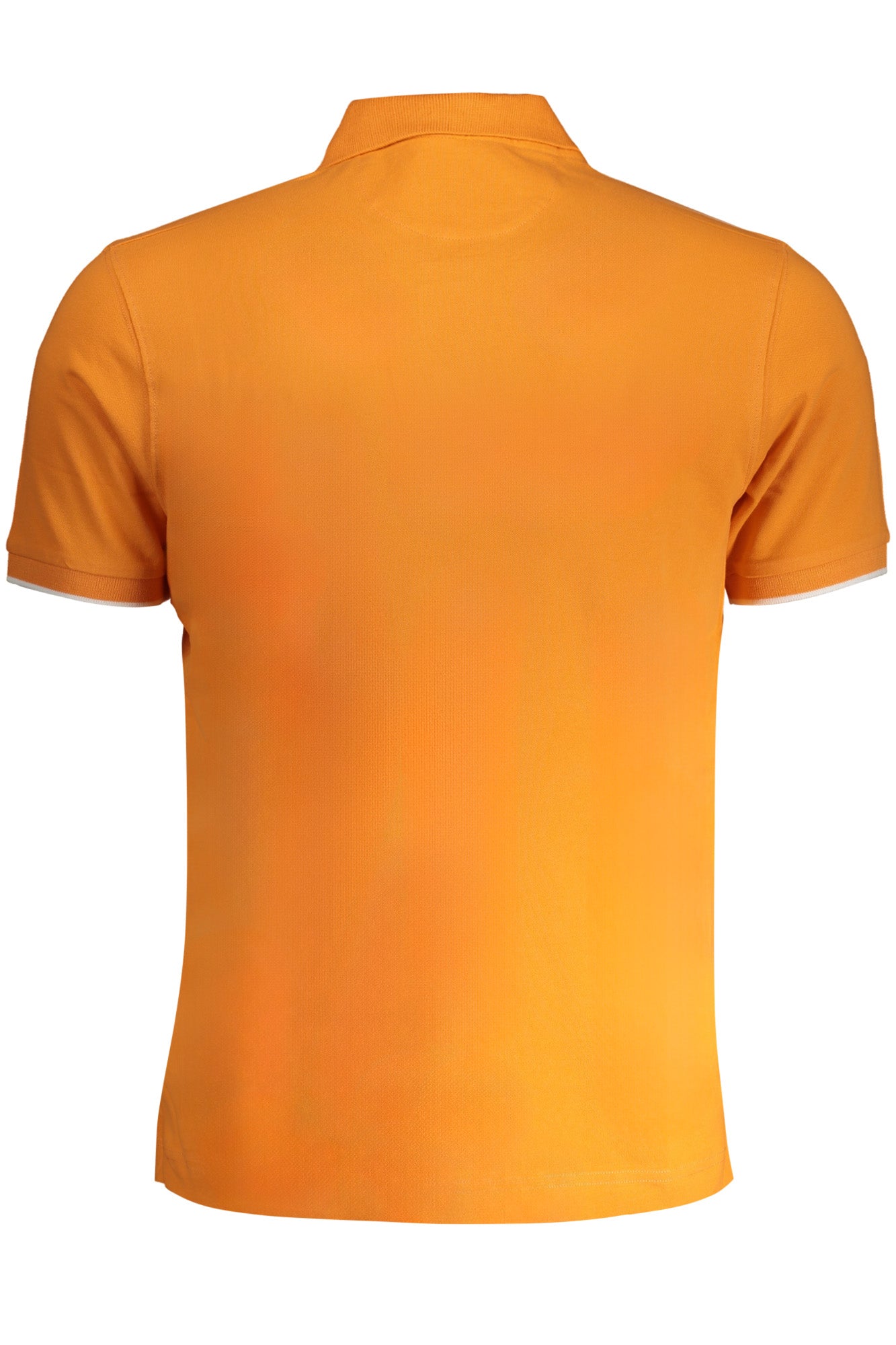 LA MARTINA MEN'S ORANGE SHORT SLEEVED POLO SHIRT-1
