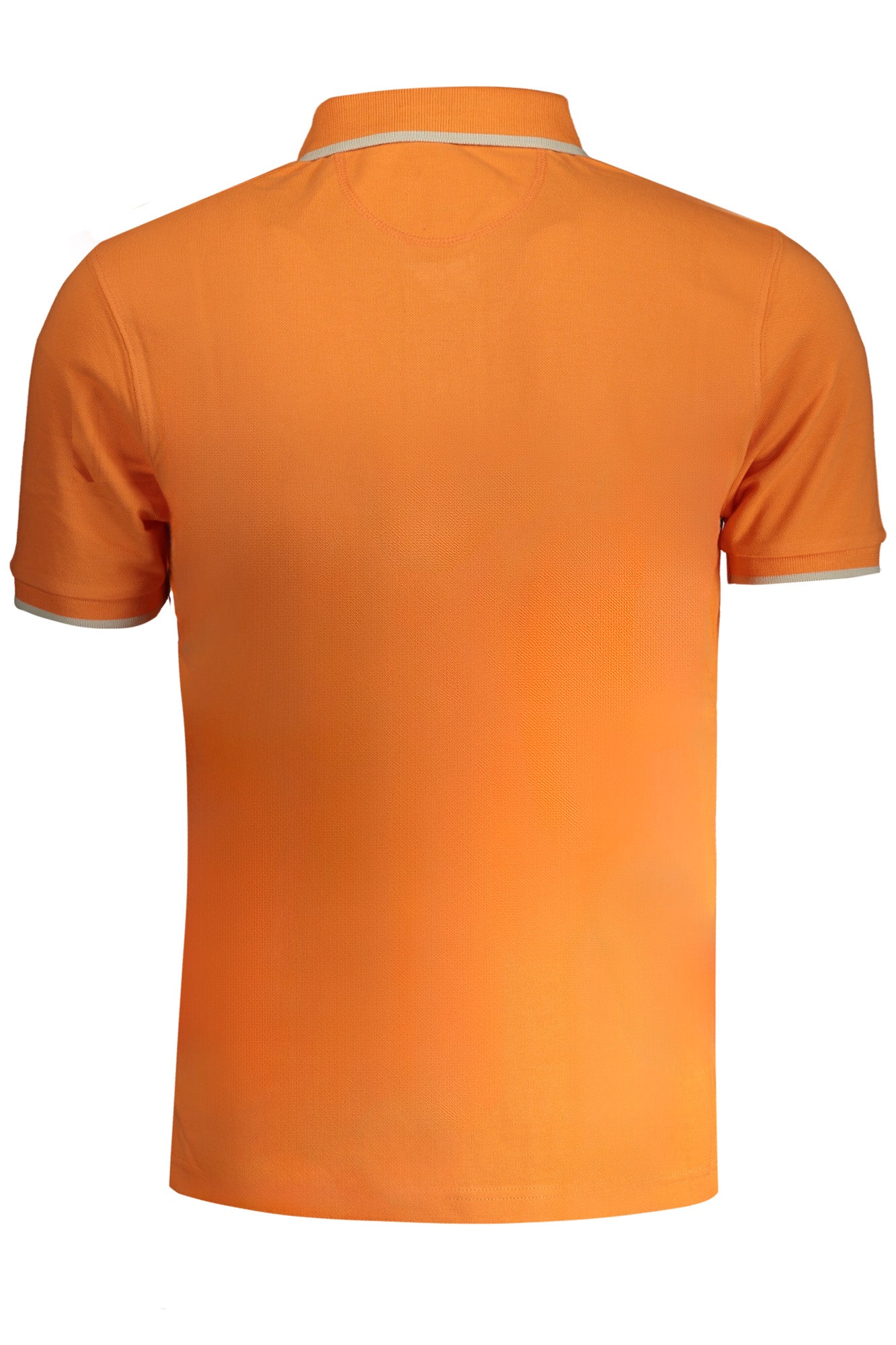 LA MARTINA MEN'S ORANGE SHORT SLEEVED POLO SHIRT-1