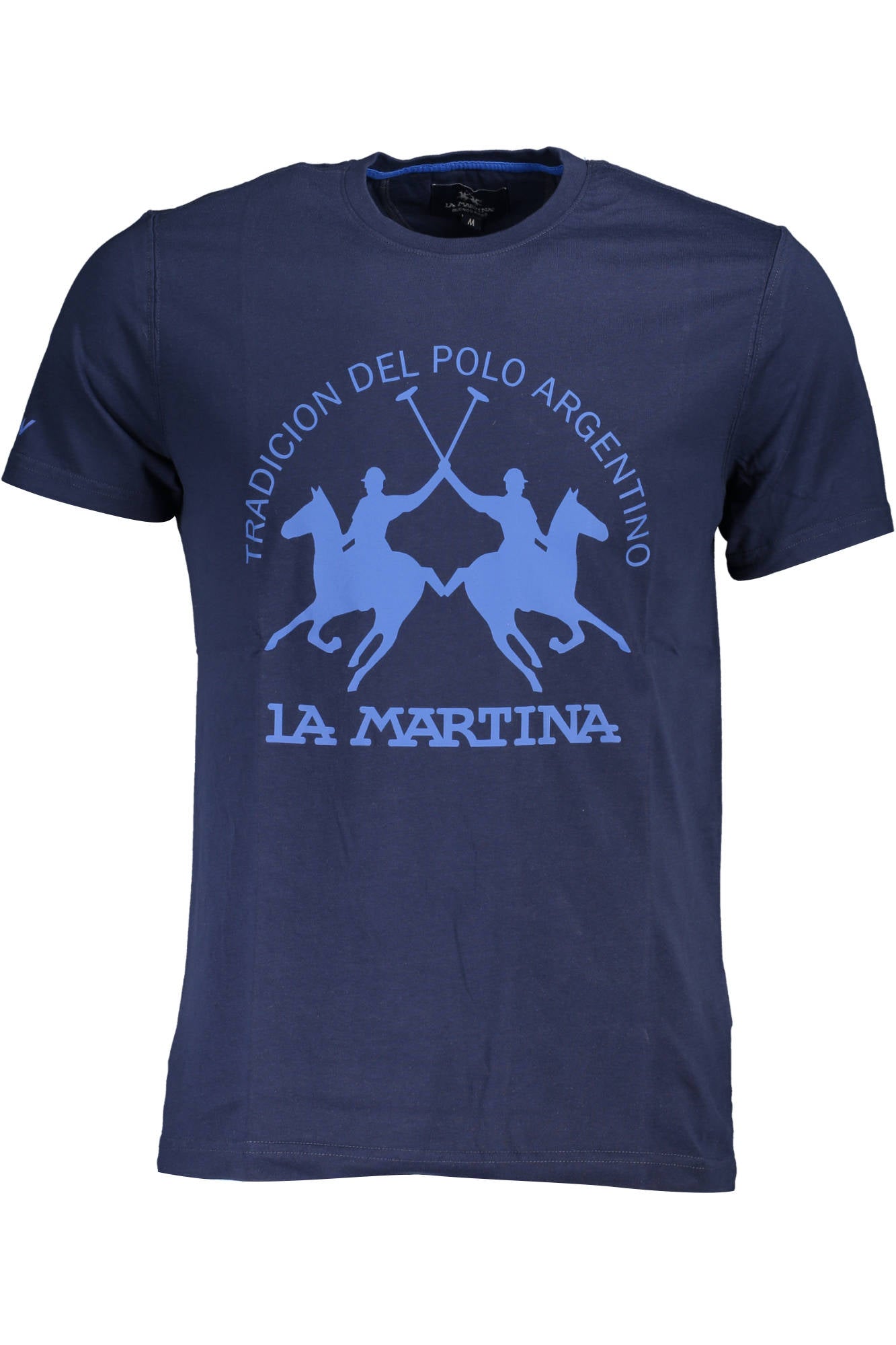 LA MARTINA MEN'S SHORT SLEEVE T-SHIRT BLUE-0