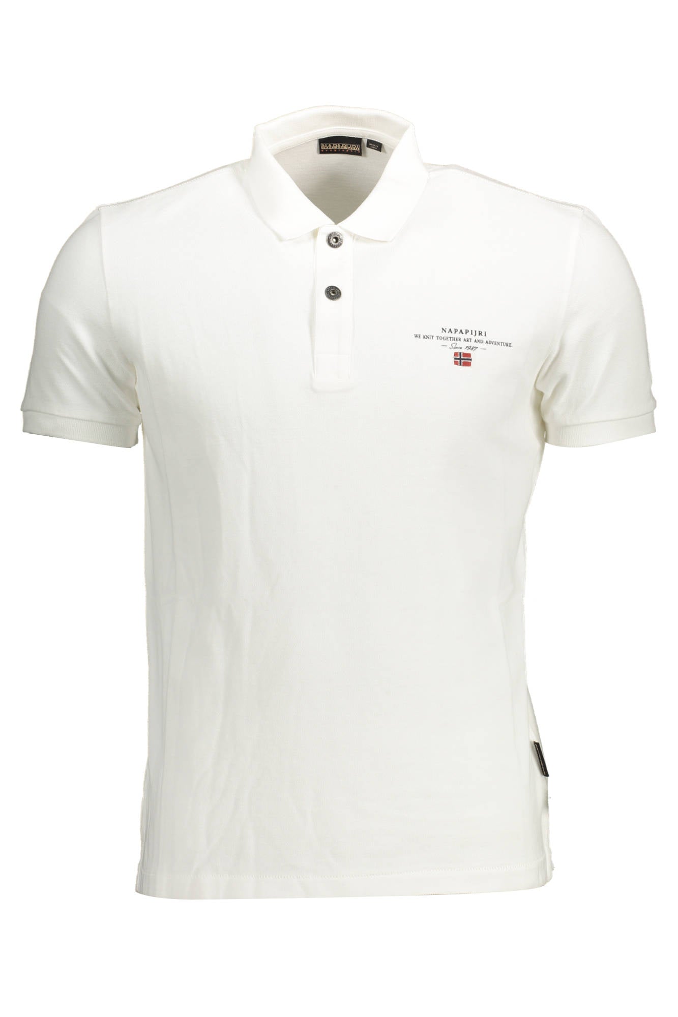 NAPAPIJRI POLO SHORT SLEEVES MEN WHITE-0