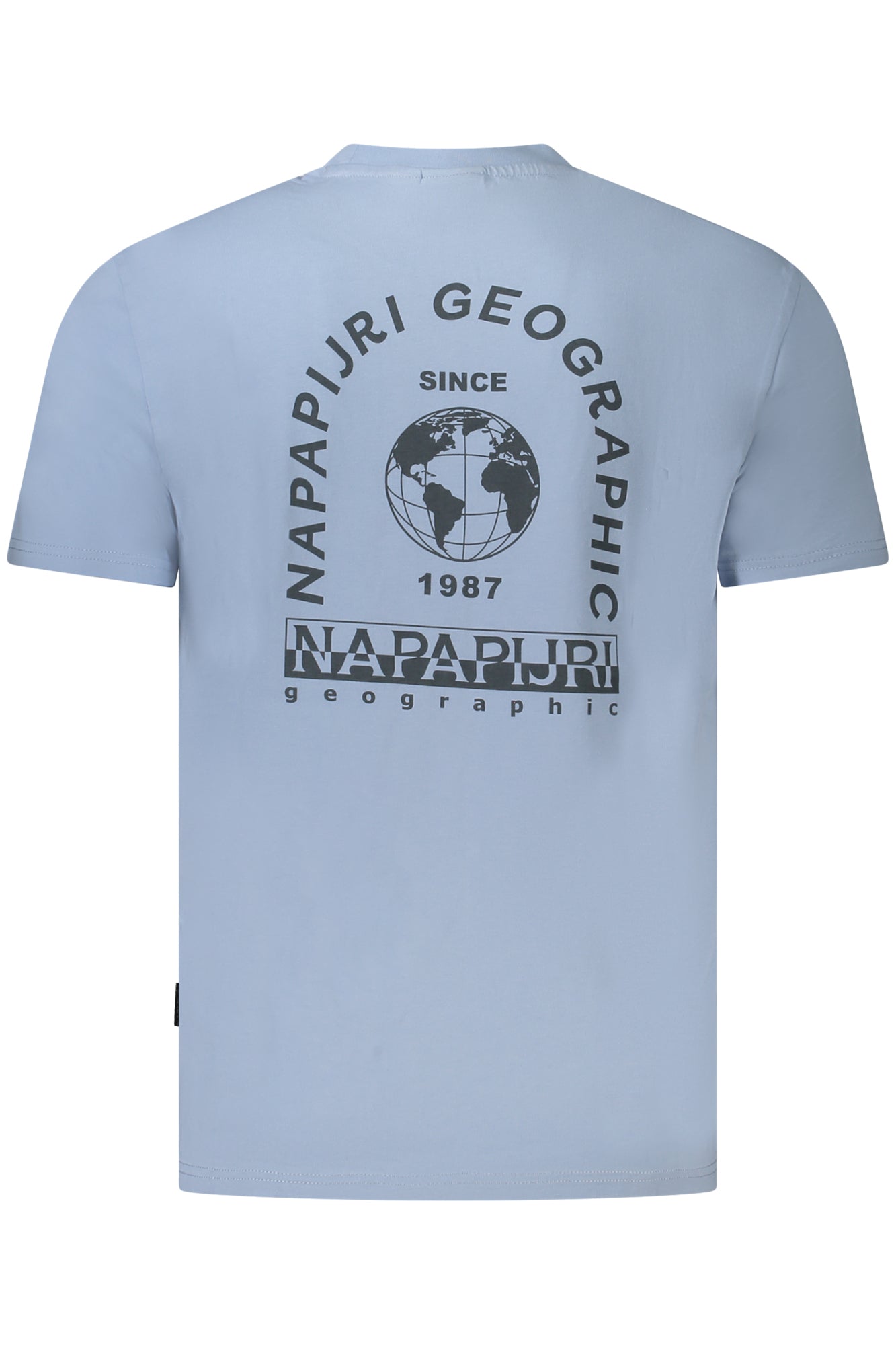 NAPAPIJRI SHORT SLEEVE T-SHIRT MEN BLUE-1
