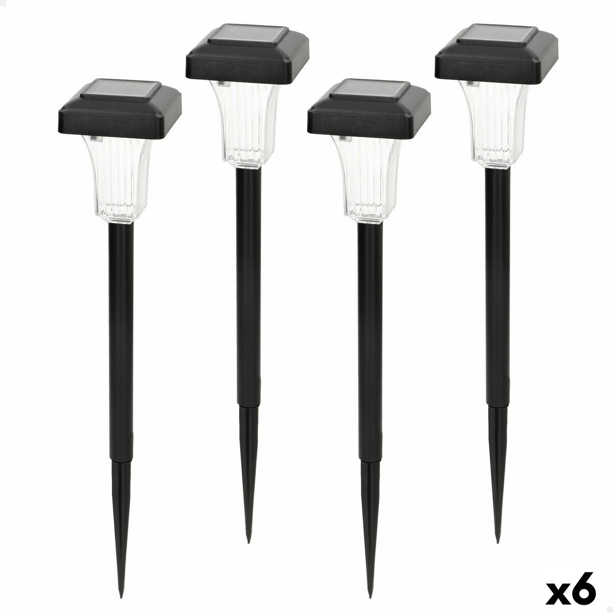Solar lamp Aktive 6 x 33 x 6 cm (6 Units)-0