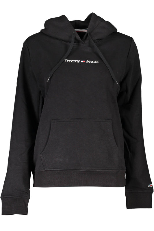 TOMMY HILFIGER SWEATSHIRT WITHOUT ZIP WOMEN BLACK-0