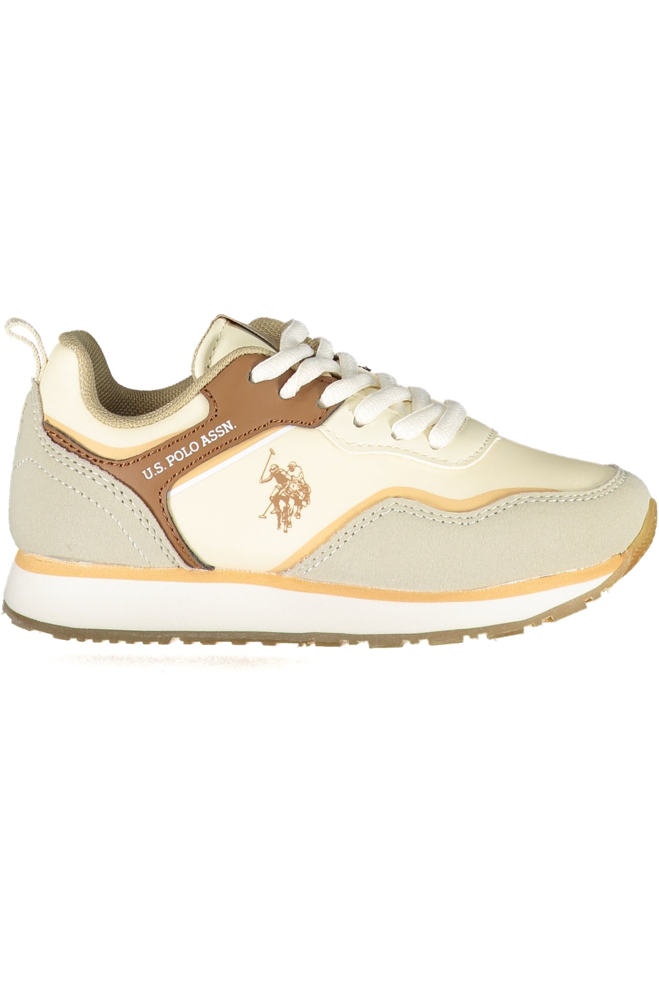 US POLO ASSN. BEIGE CHILDREN'S SPORTS SHOES-0