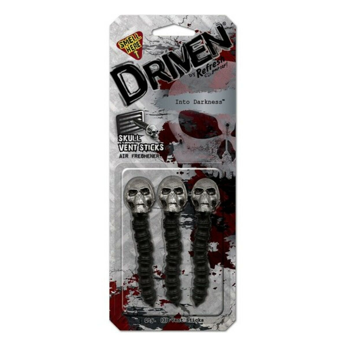 Car Air Freshener California Scents Driven Sticks Skull Strawberry-0