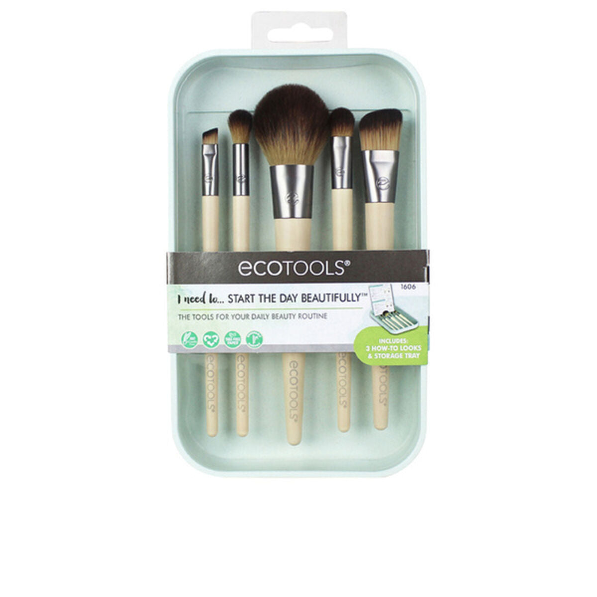 Set of Make-up Brushes Ecotools 1606 5 Pieces-0