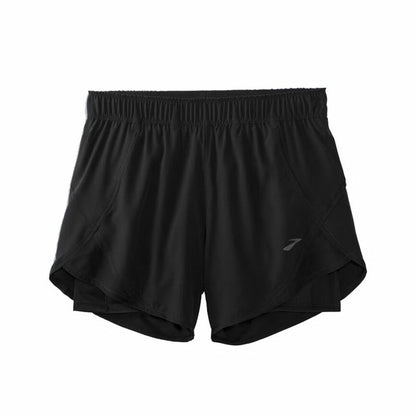 Sports Shorts for Women Brooks Chaser 5" 2-in-1 Black-0