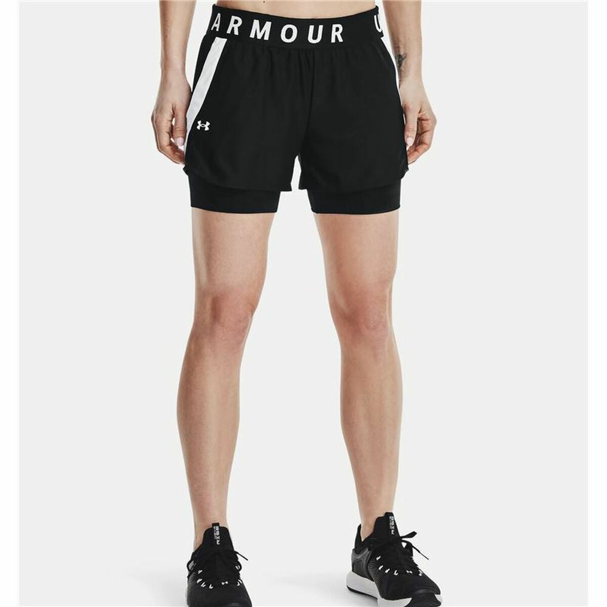 Sports Shorts for Women Under Armour Play Up 2 In 1-3