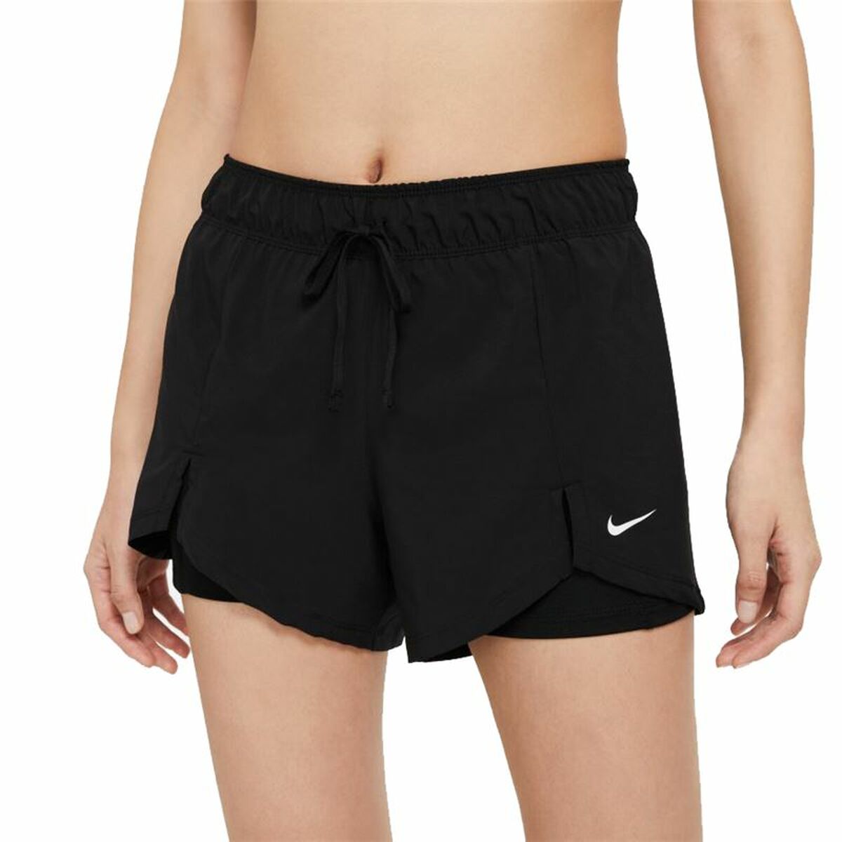 Sports Shorts for Women DF FLX ESS 2-IN-1 Nike Black-0