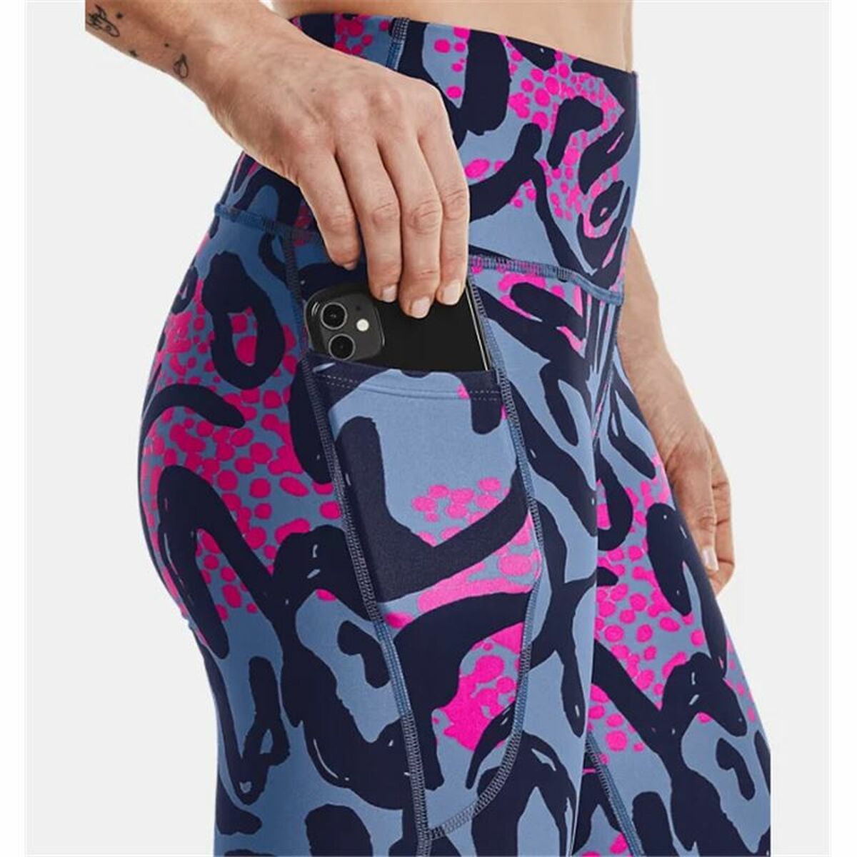 Sport leggings for Women Under Armour HeatGear Blue-4