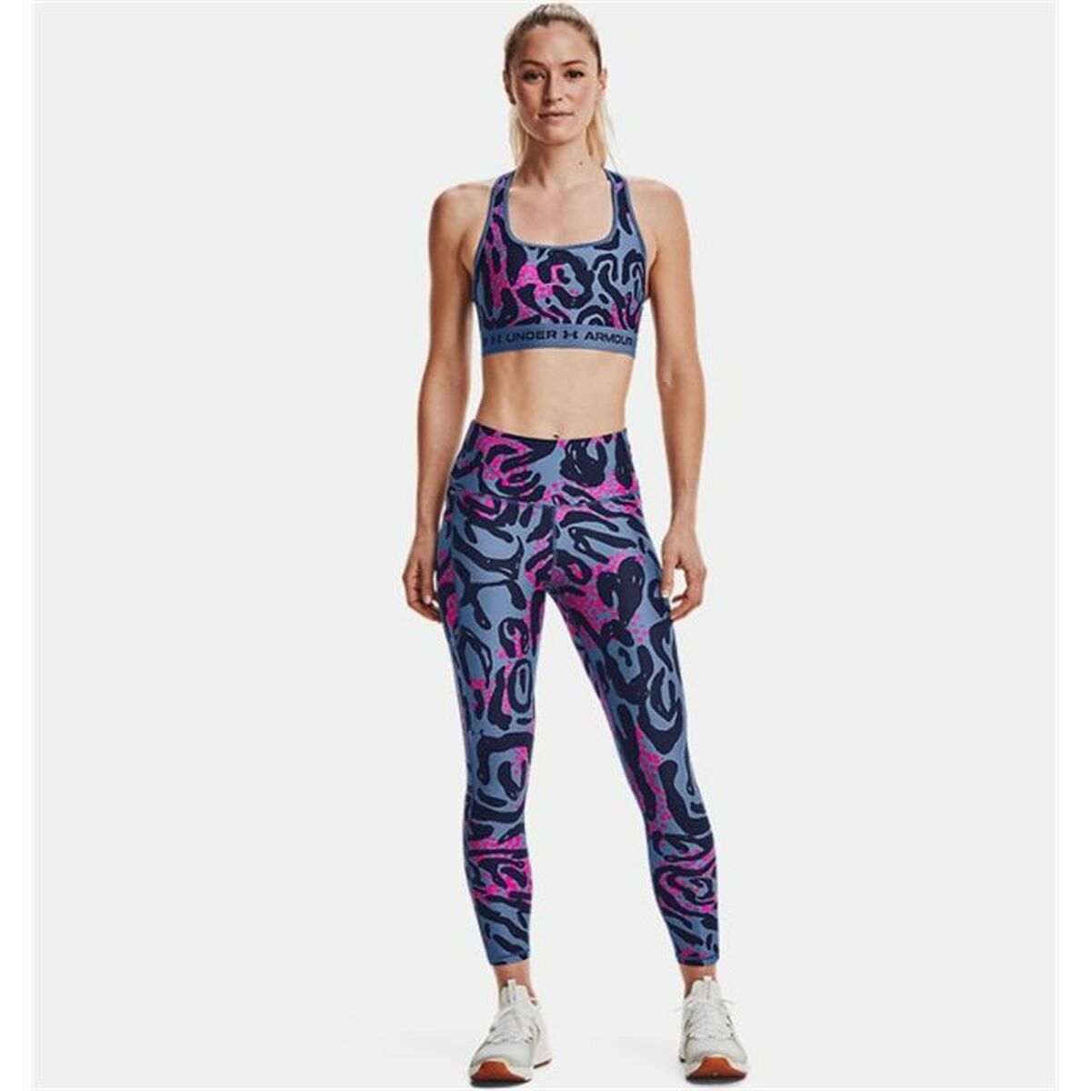 Sport leggings for Women Under Armour HeatGear Blue-3