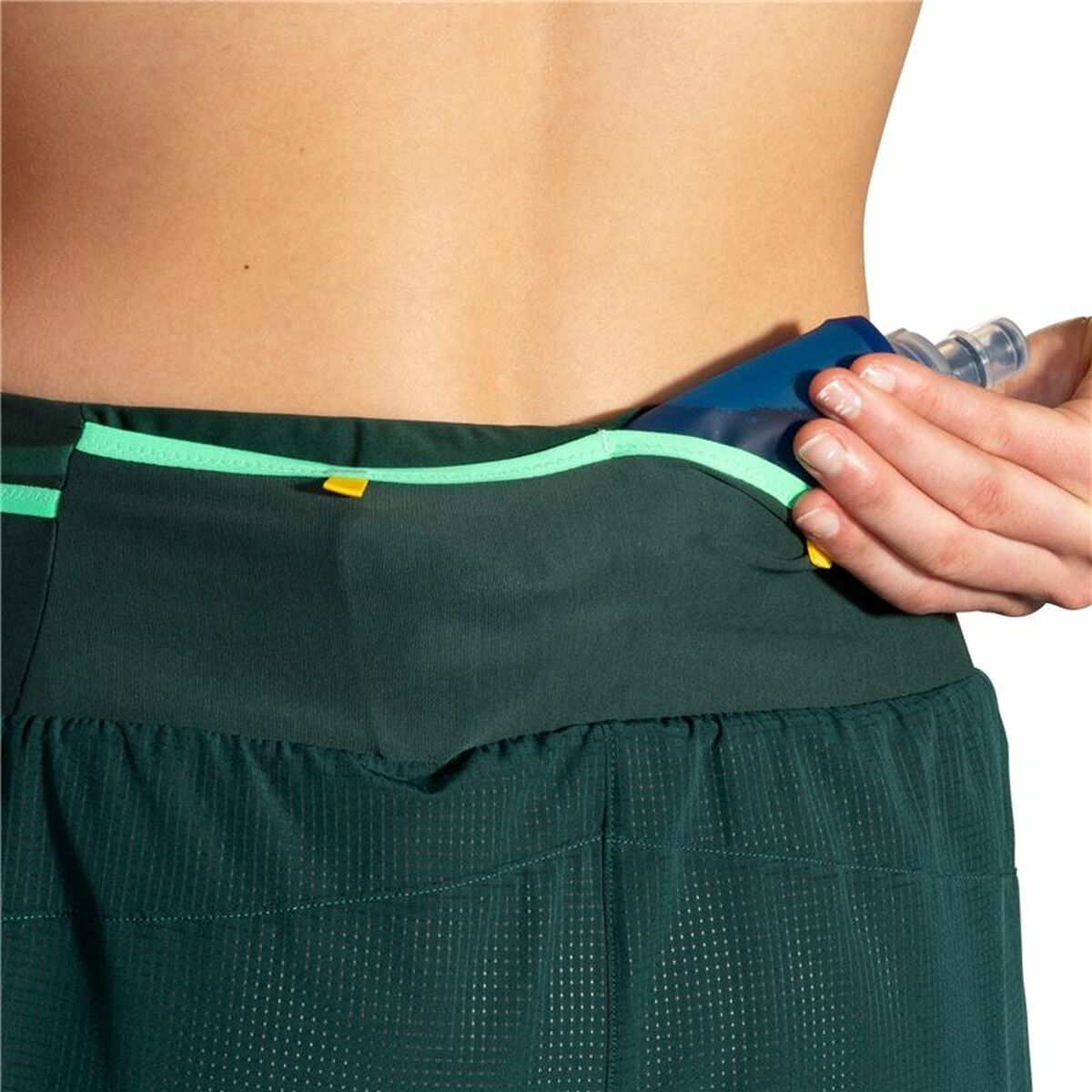 Sports Shorts for Women Brooks High Point 3" 2-in-1 2.0 Green-6