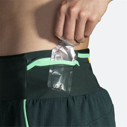 Sports Shorts for Women Brooks High Point 3" 2-in-1 2.0 Green-4