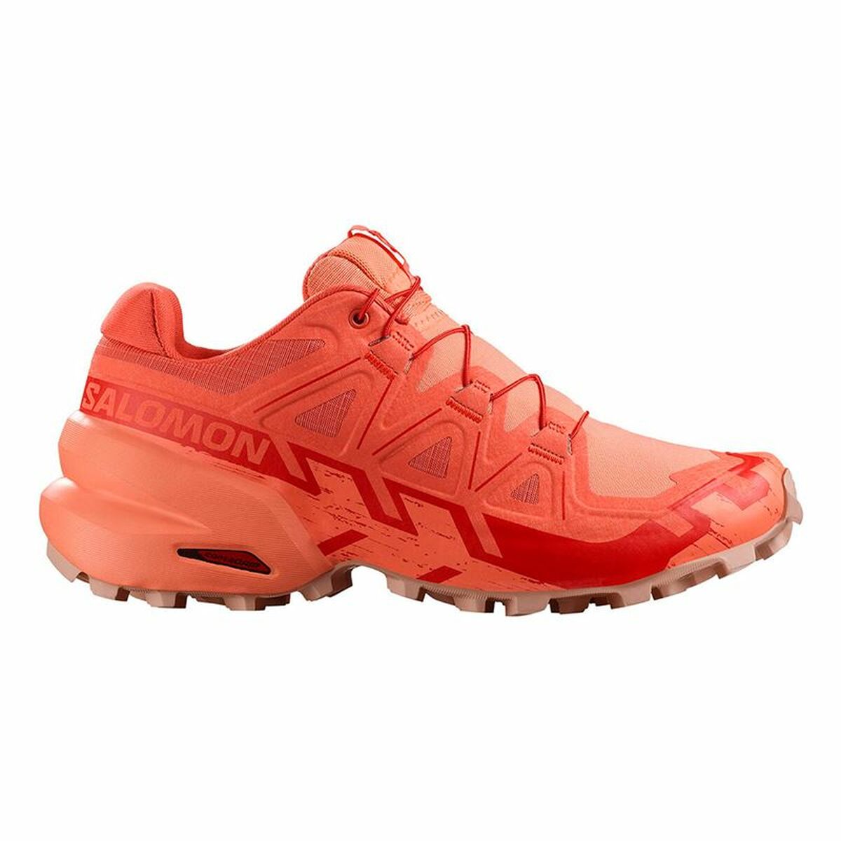 Running Shoes for Adults Salomon Speedcross 6 Orange-0