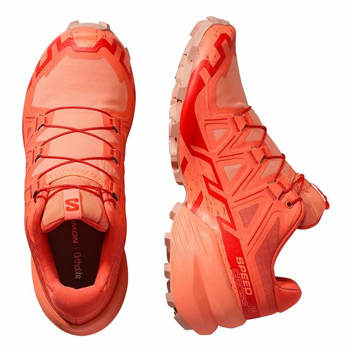 Running Shoes for Adults Salomon Speedcross 6 Orange-2