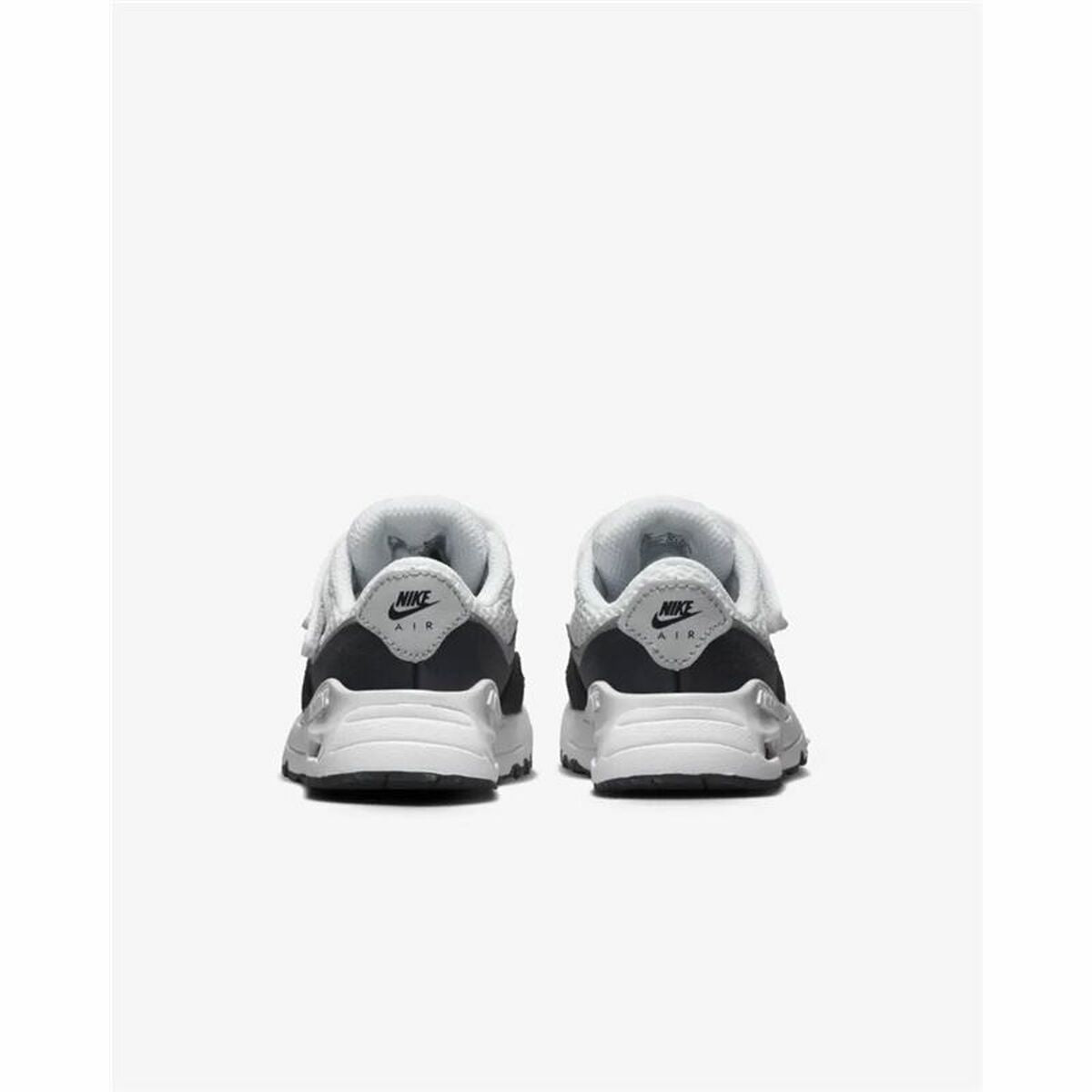 Baby's Sports Shoes Nike Air Max Systm Black White-4