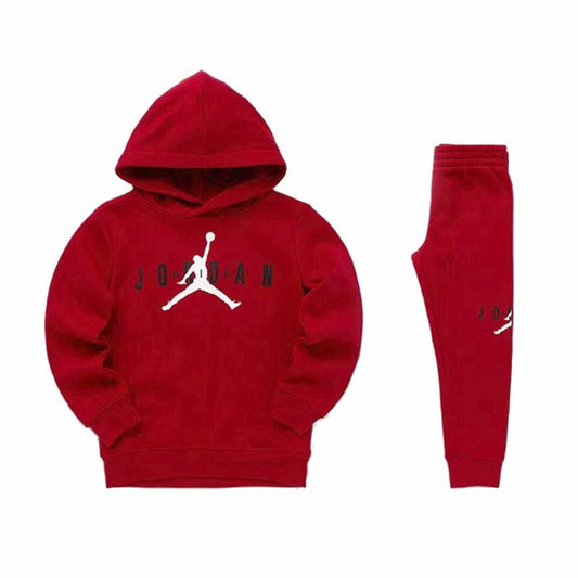 Children's Sports Outfit Jordan Sustainable Red 2 Pieces-0