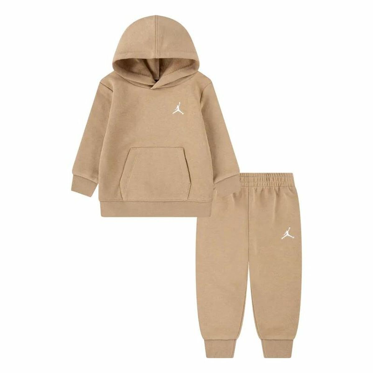 Sports Outfit for Baby Jordan Brooklyn Fleece Po Set Brown 2 Pieces-0