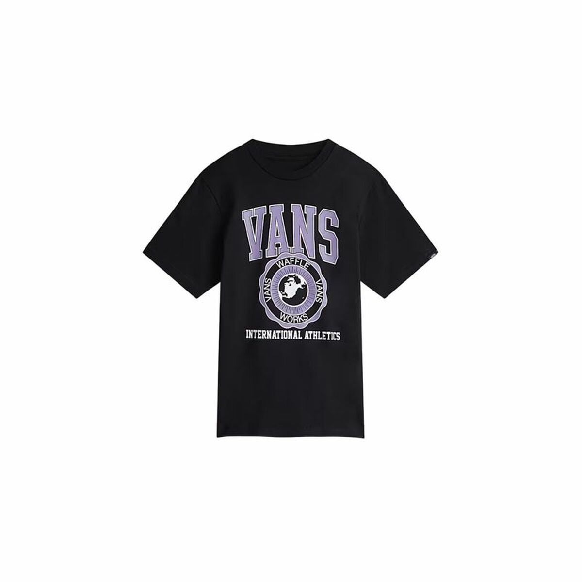 Child's Short Sleeve T-Shirt Vans Inter V Ss Black-0