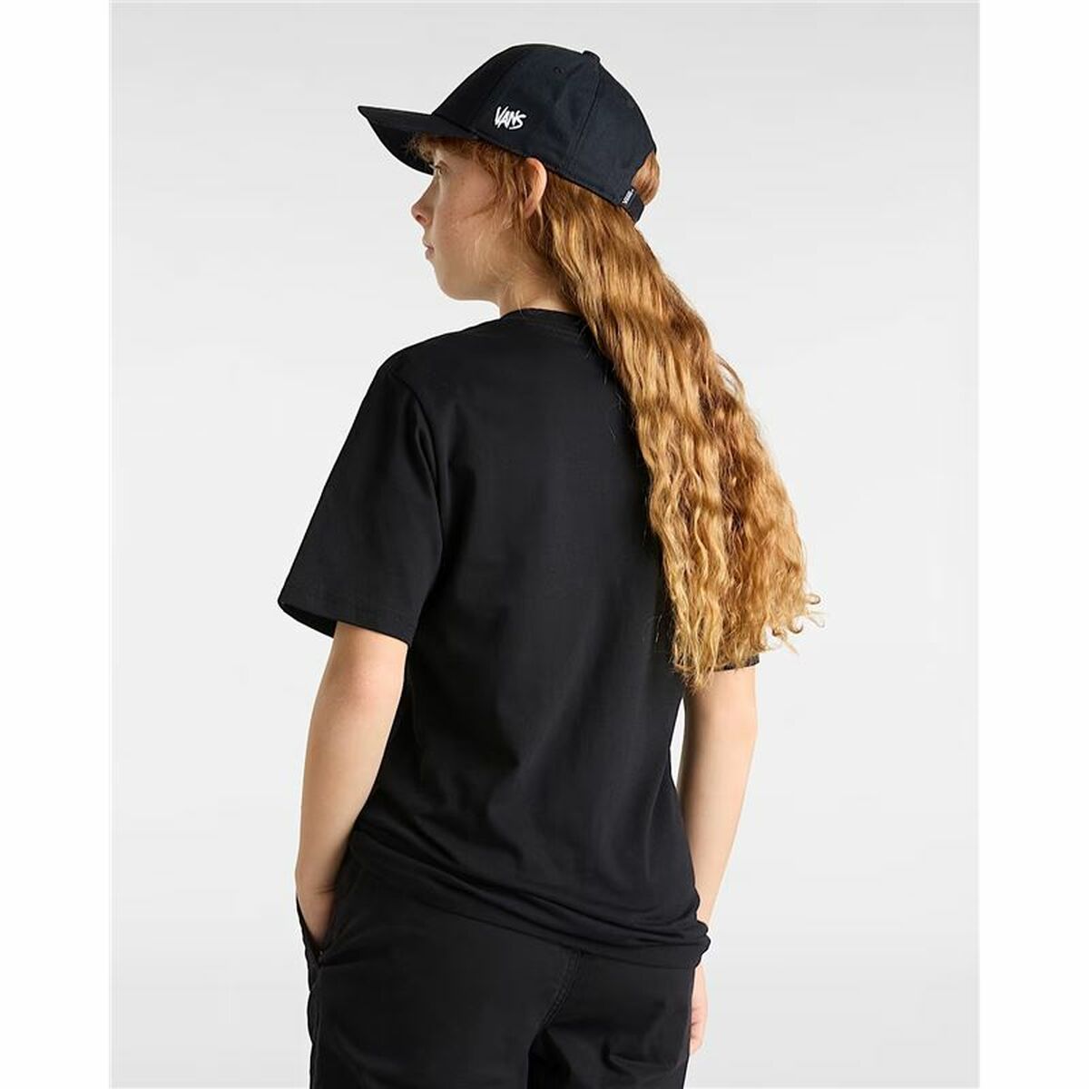 Child's Short Sleeve T-Shirt Vans Inter V Ss Black-2