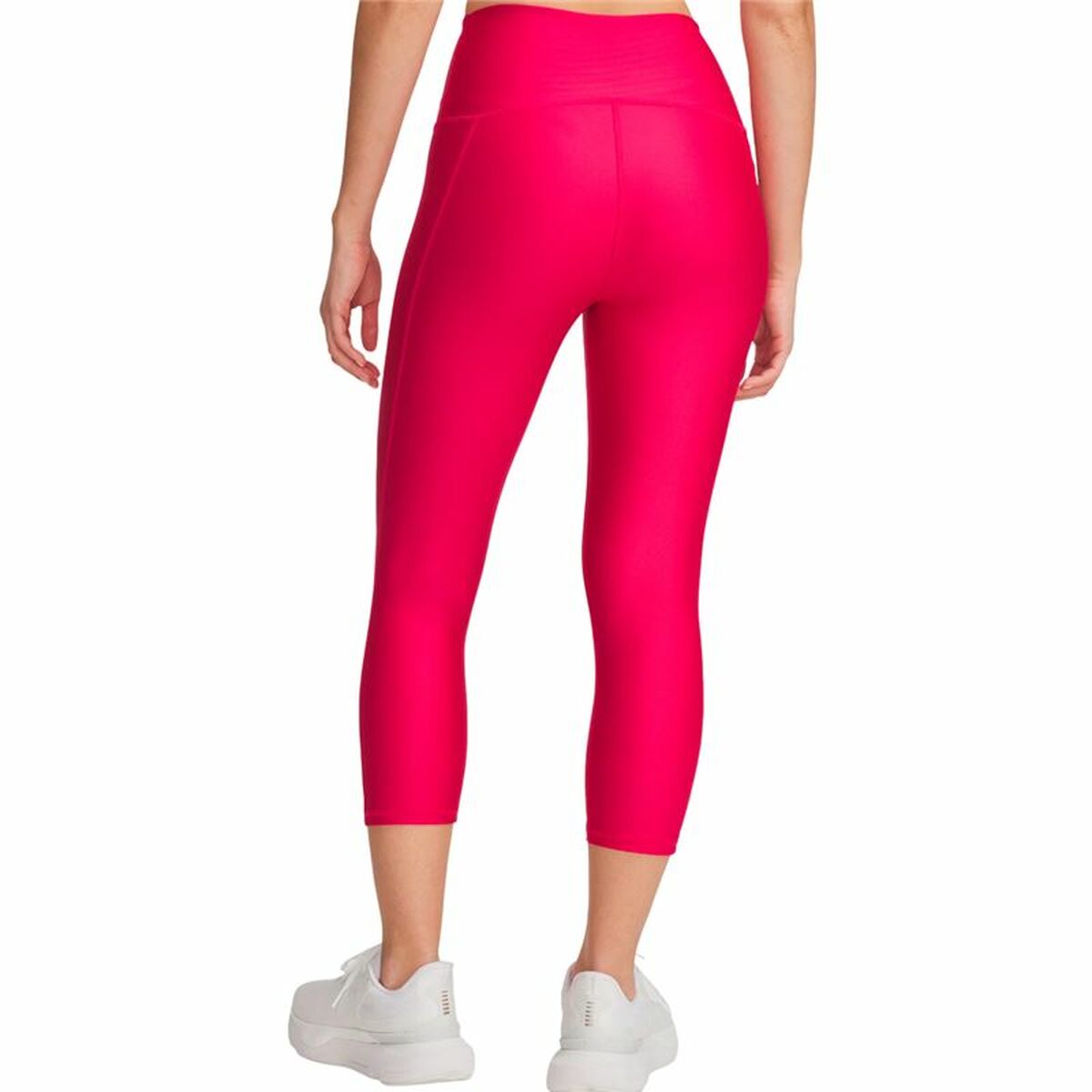 Sport leggings for Women Under Armour Tech Hi Capri Pink-4