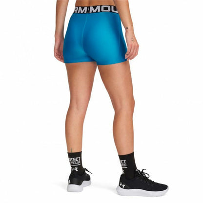 Sport leggings for Women Under Armour Hg Shorty Blue Indigo-3