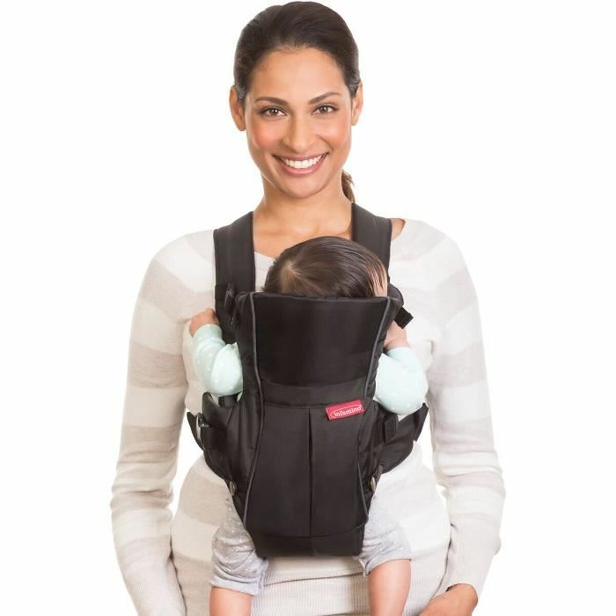 Baby Carrier Backpack Infantino Classic Carrier Black + 0 Months-4