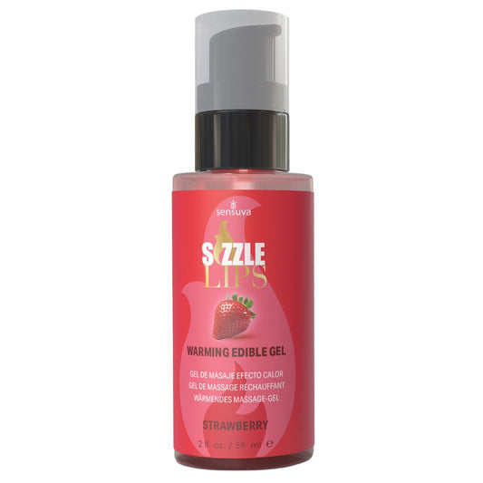 Massage Gel Sensuva Strawberry 59 ml-0