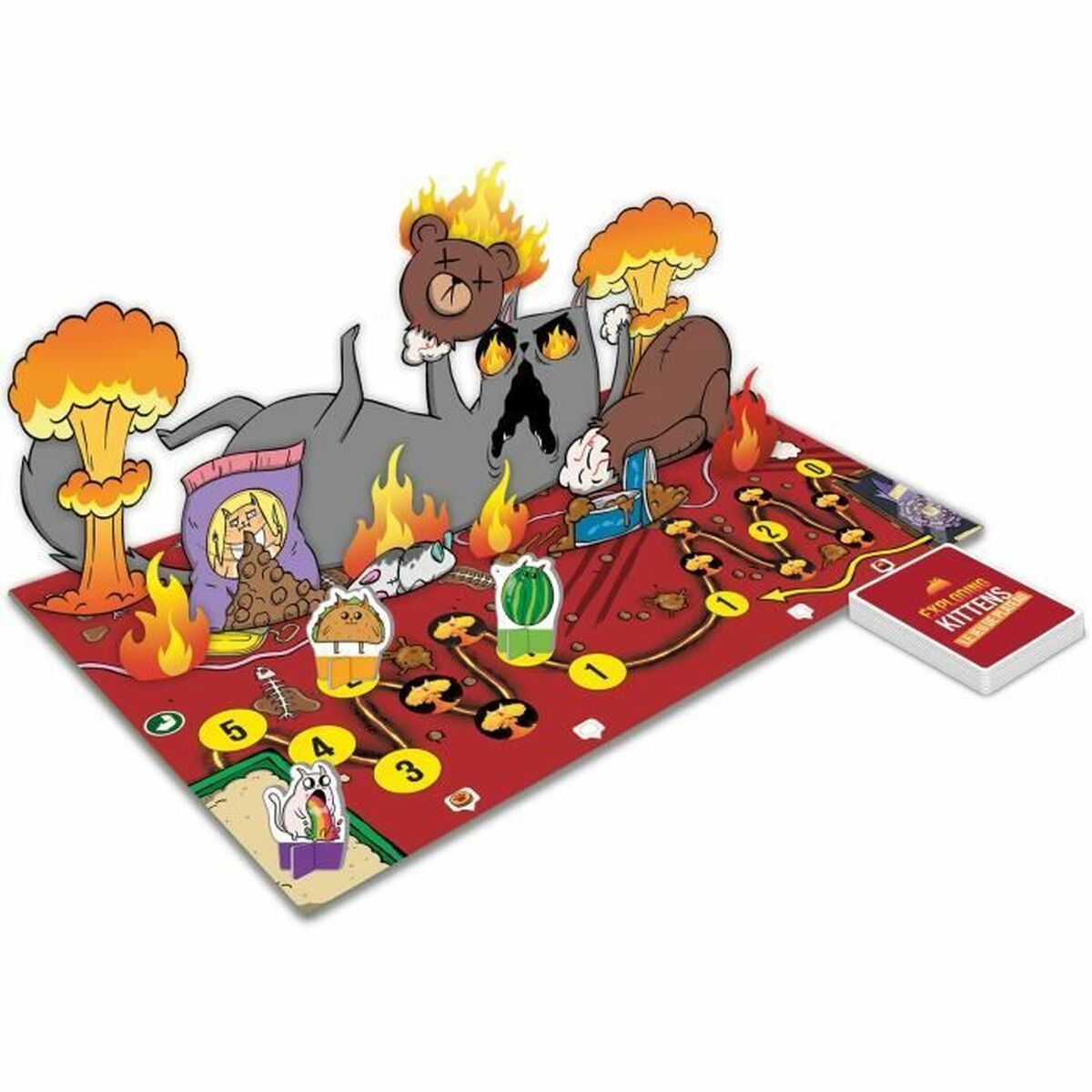 Board game Asmodee Exploding Kittens-12