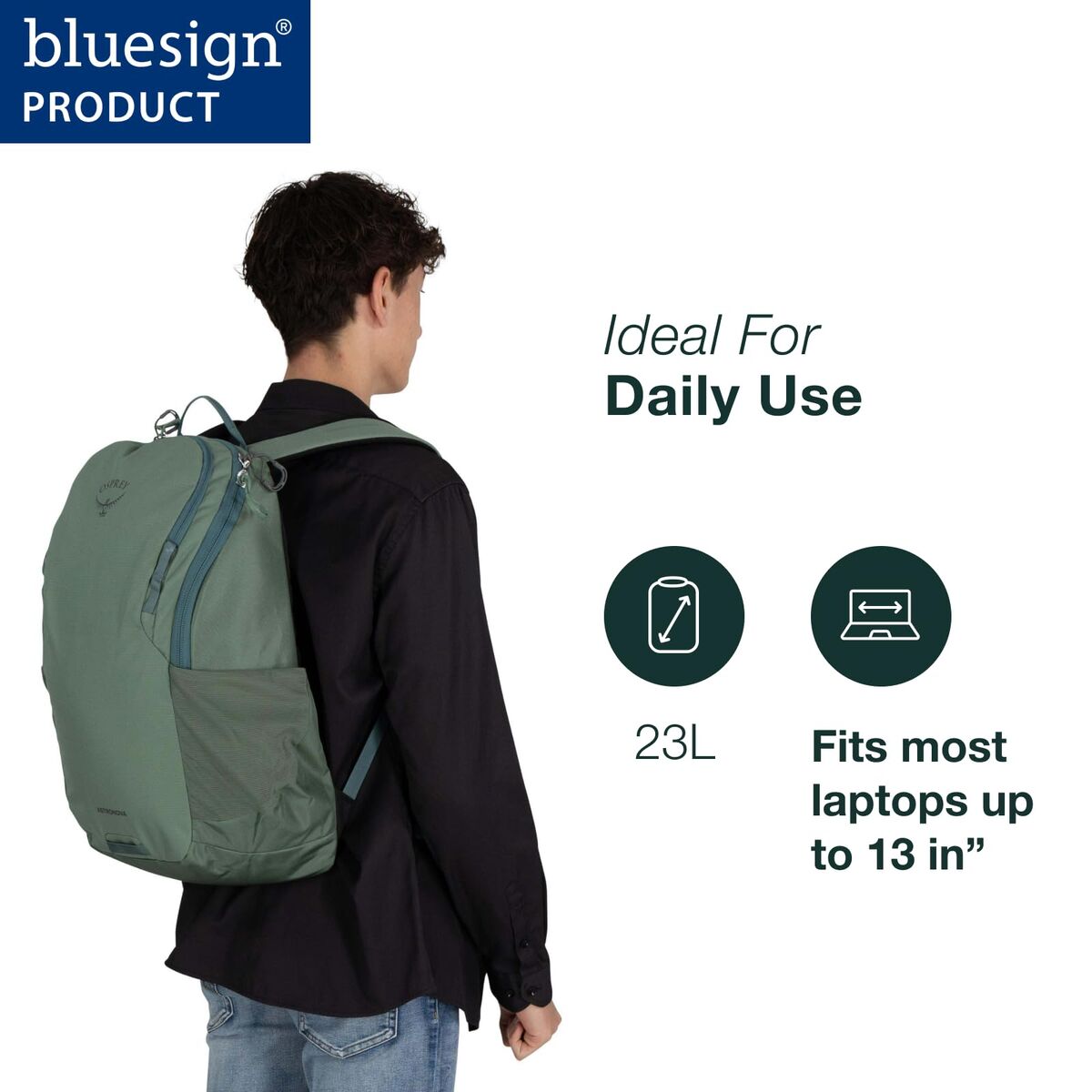 Mountain Backpack Osprey Astronova Green 23 L-5