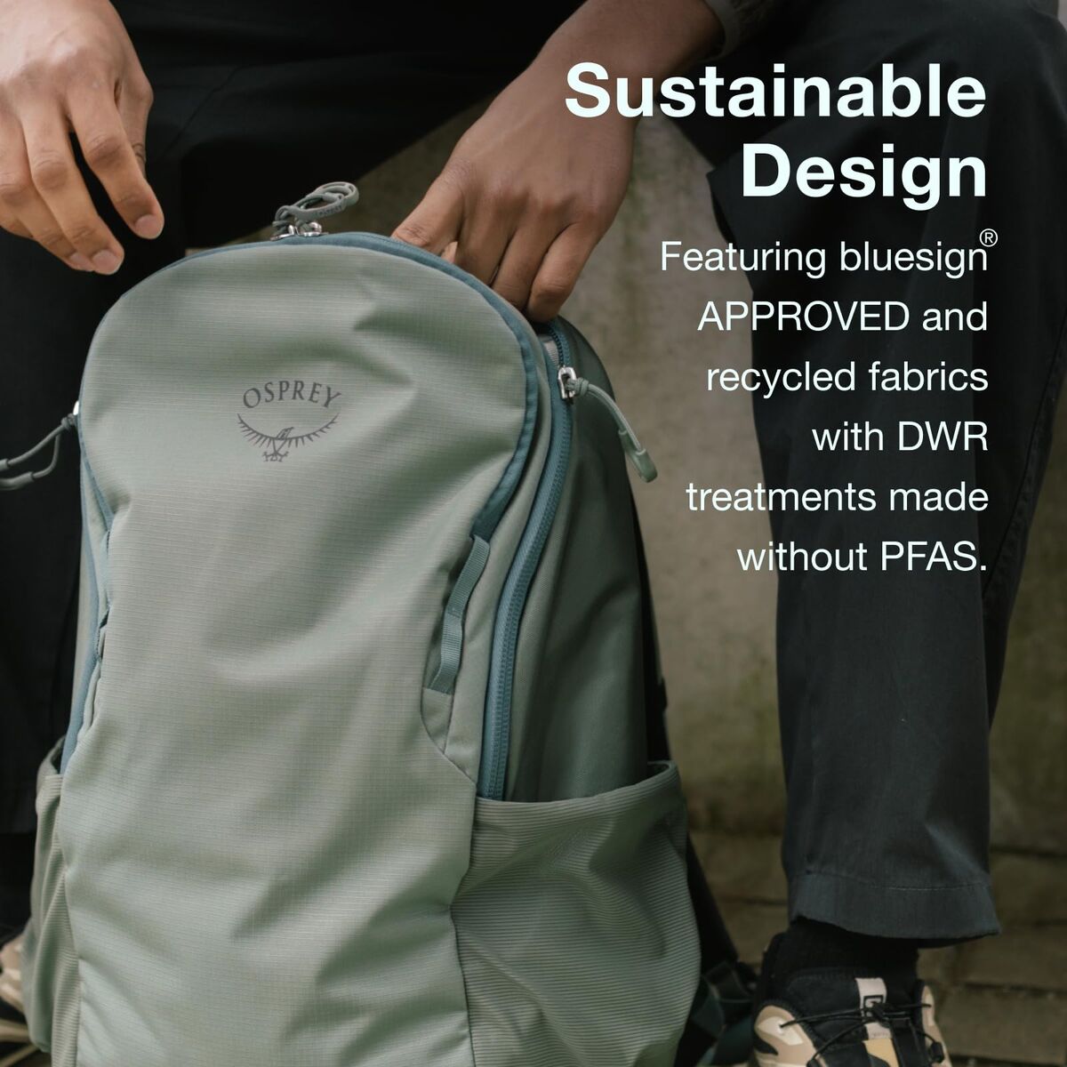 Mountain Backpack Osprey Astronova Green 23 L-2