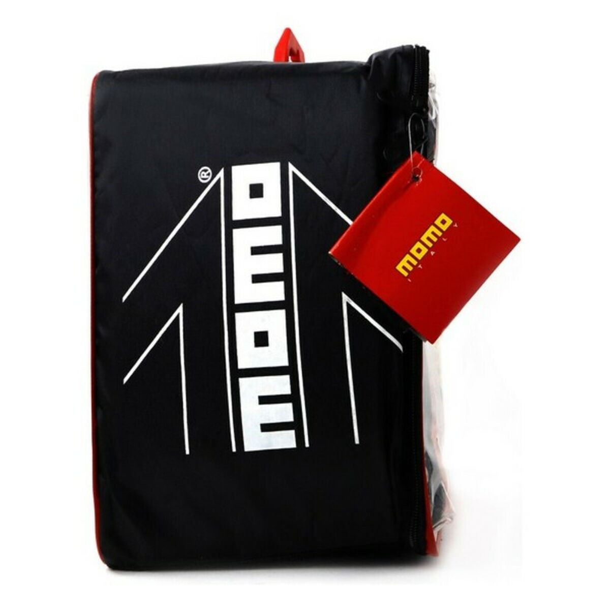 Car Seat Covers MOMO 21 Black Black/Red Polyester-1