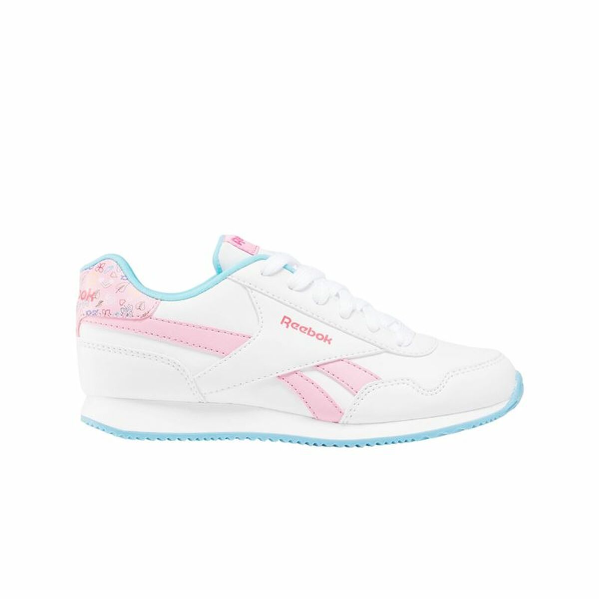 Sports Shoes for Kids Reebok Royal Cl Jog 3.0 White Pink-0