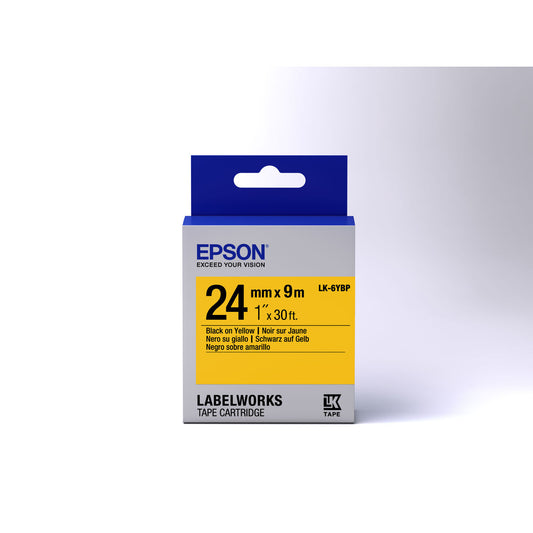 Printer Labels Epson C53S656005 Black Black/Yellow-1