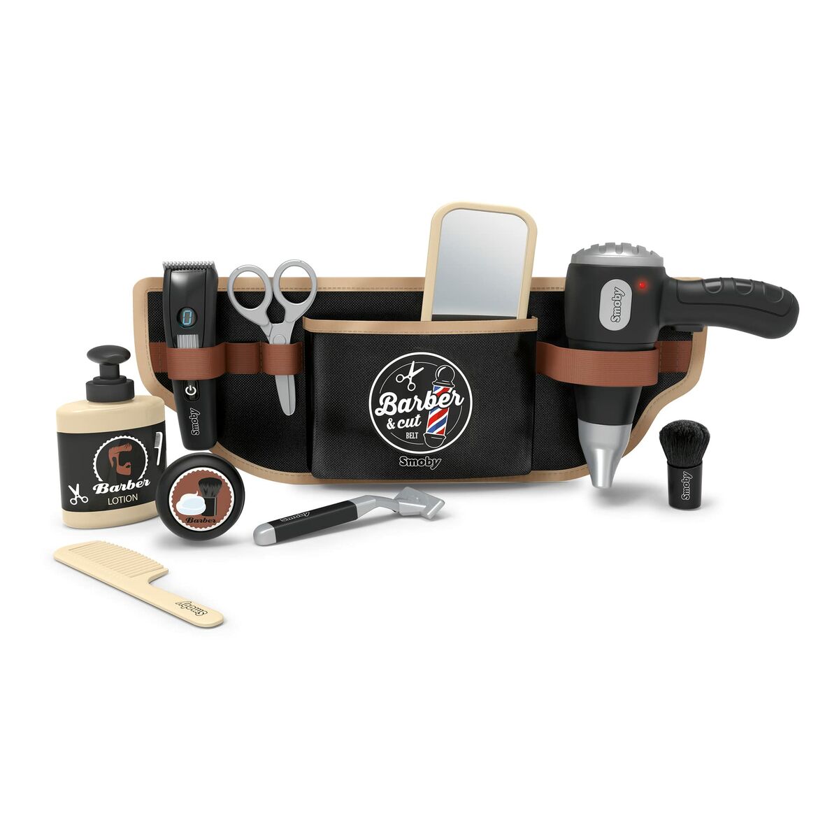 Children's Make-up Set Smoby BARBER & CUT BELT Black-0