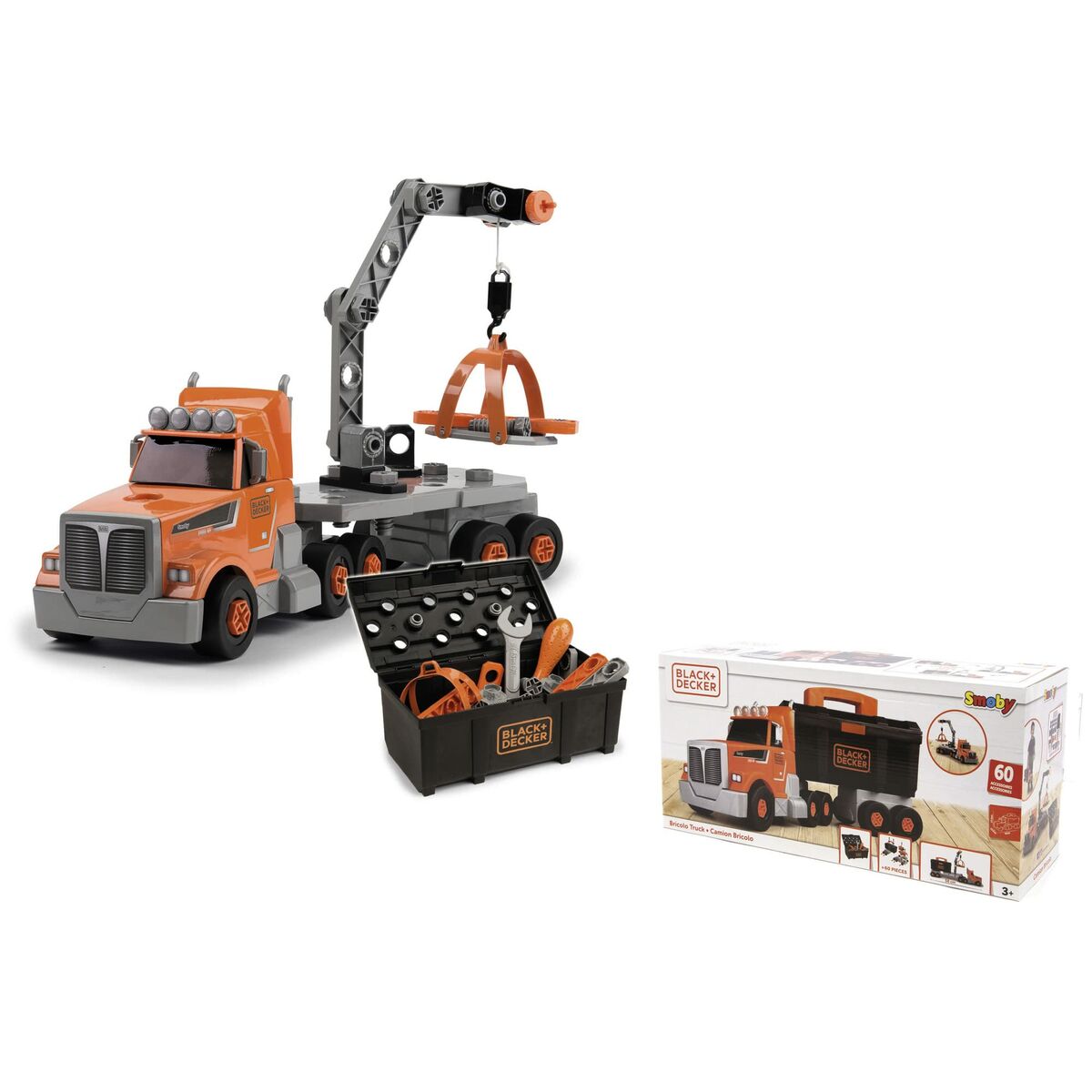 Lorry Smoby BLACK + DECKER Yellow-1