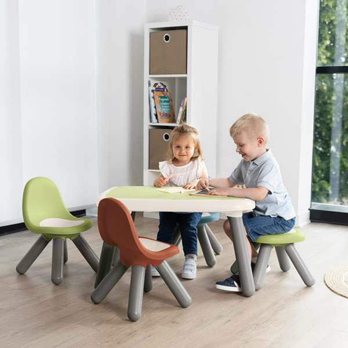 Chair Smoby Life Kid Blue Plastic-10