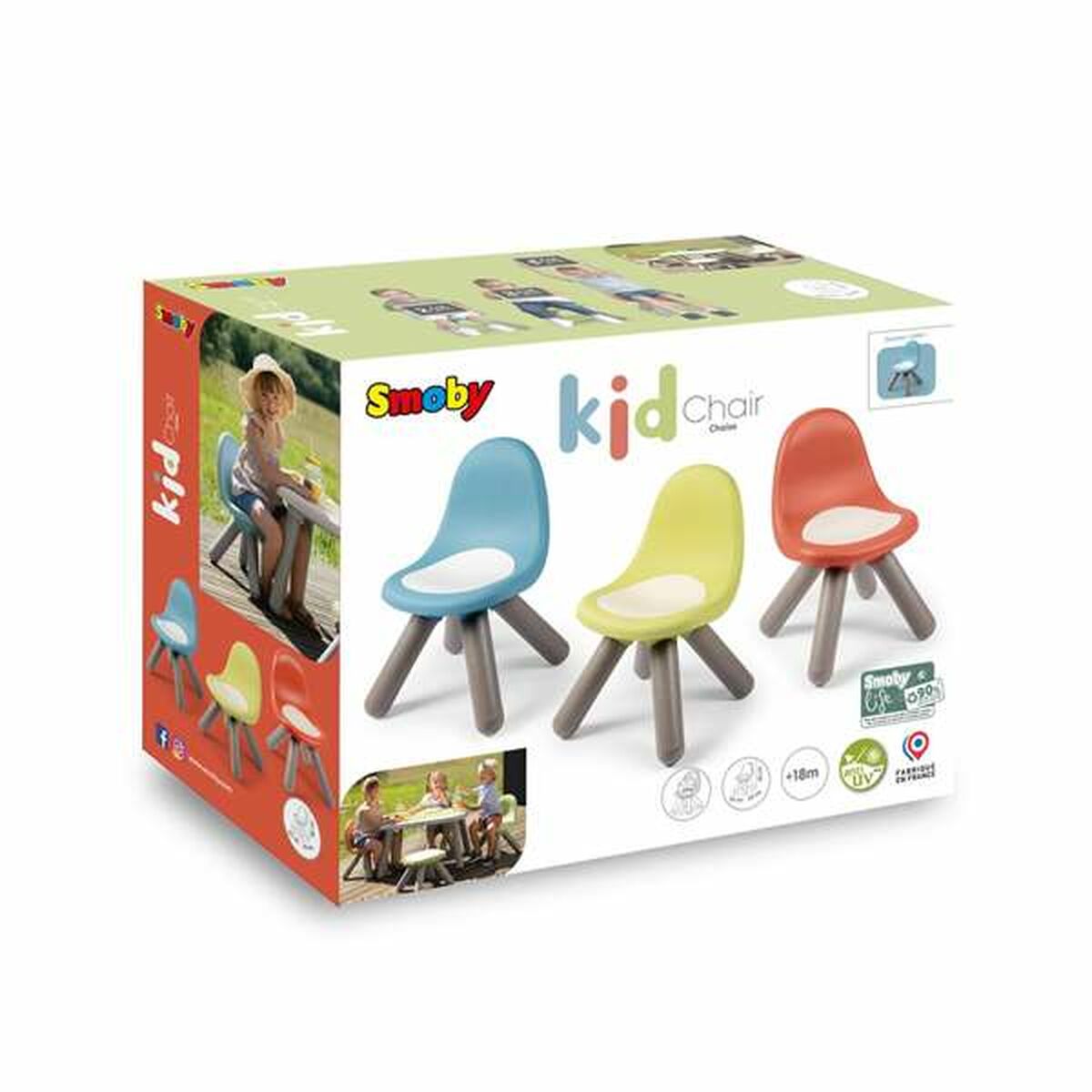 Chair Smoby Life Kid Blue Plastic-8