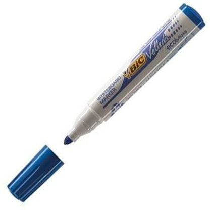 Liquid chalk marker Bic Velleda Ecolutions 1701 Blue (12 Pieces)-0